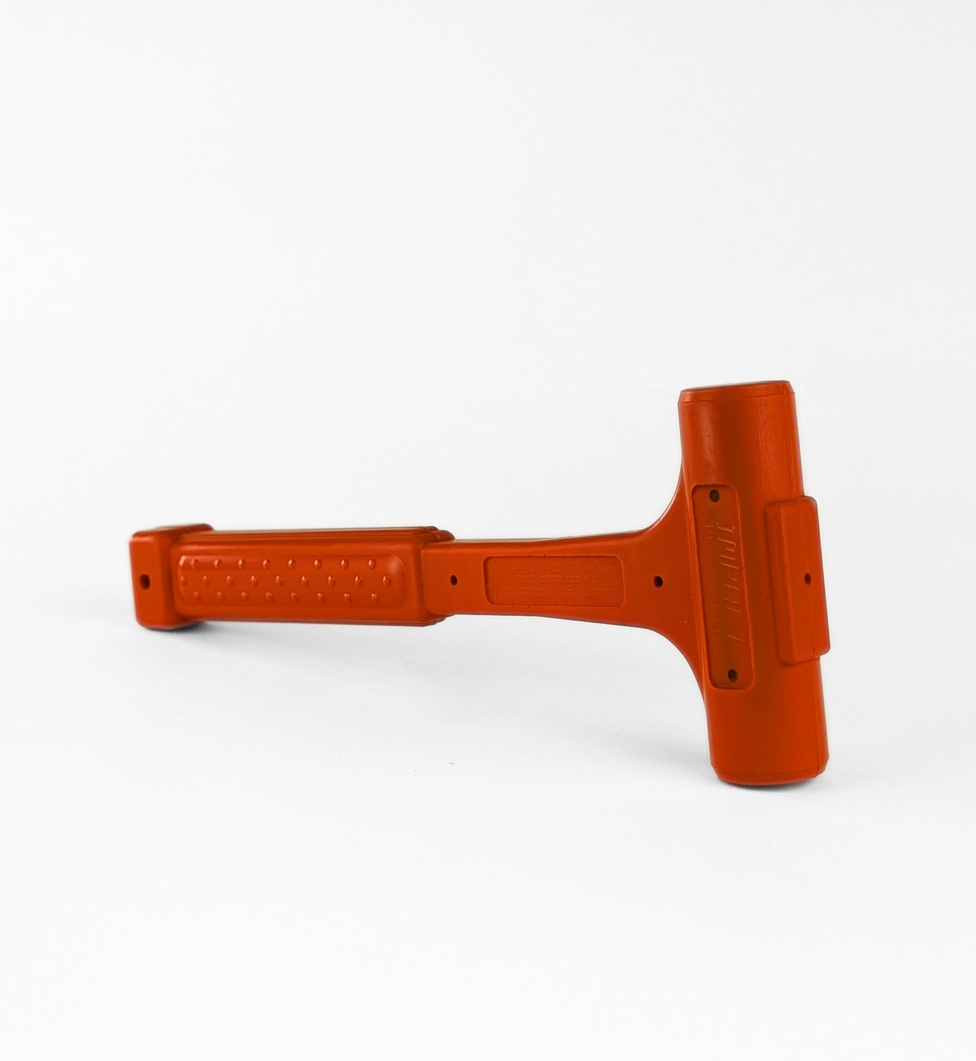 Professional Grade Handheld Hammer - Orange 14oz Polyurethane Dead Blow Hammer