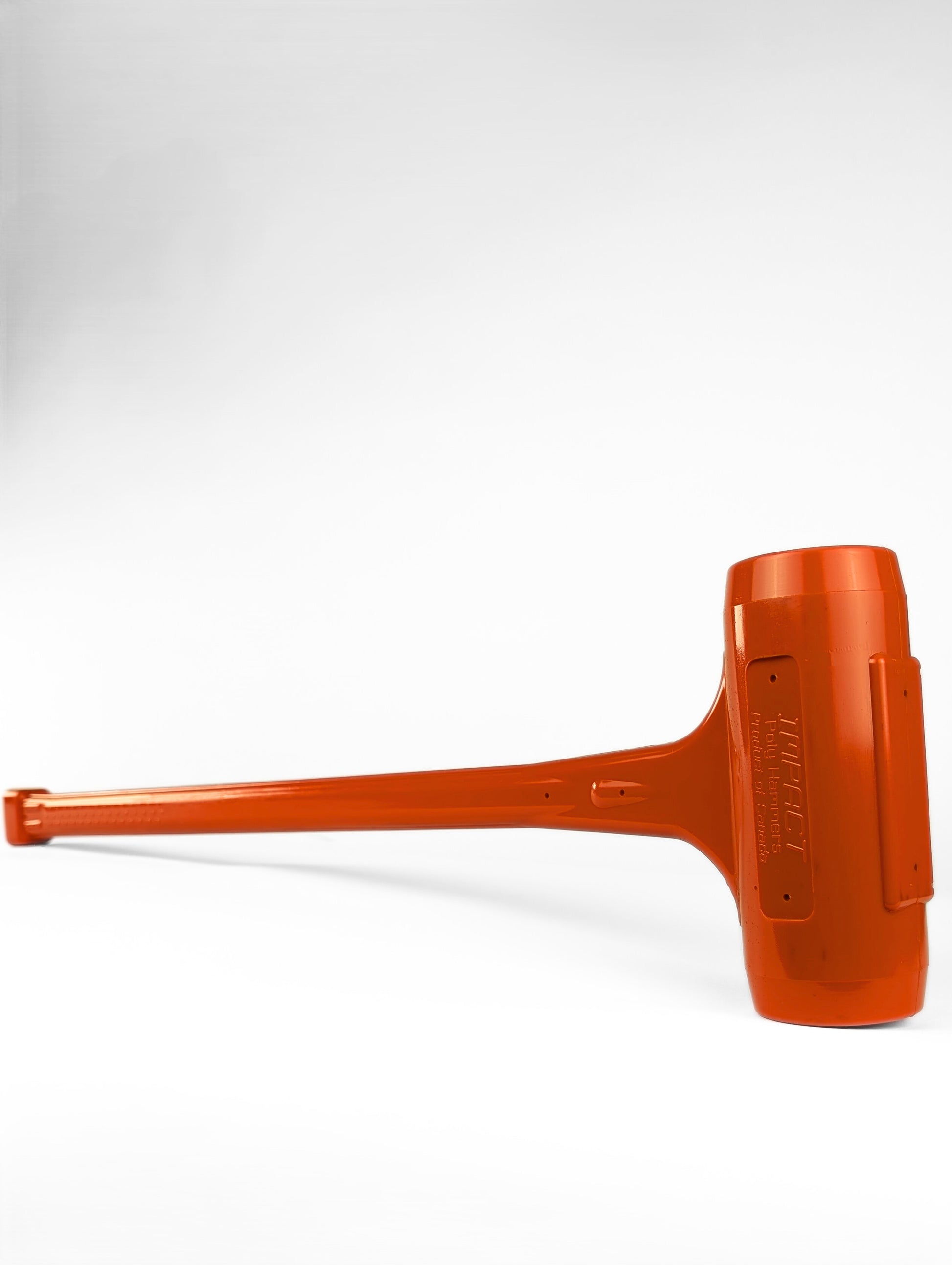 Professional Grade Sledge Hammer - Orange 10lb Polyurethane Dead Blow Hammer