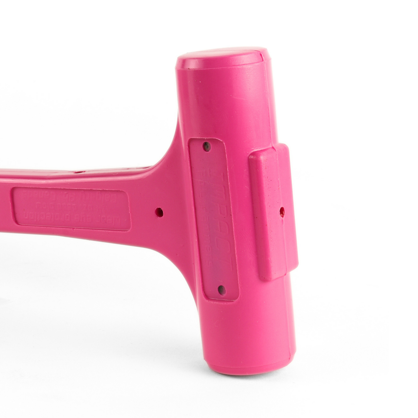 Professional Grade Handheld Hammer - Pink 14oz Polyurethane Dead Blow Hammer