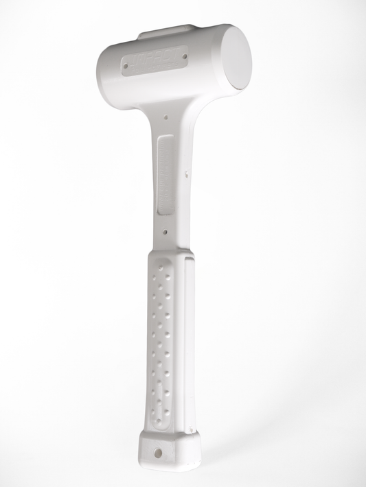 20 oz Professional Grade White Polyurethane Soft Faced Dead Blow Hammer Image 01