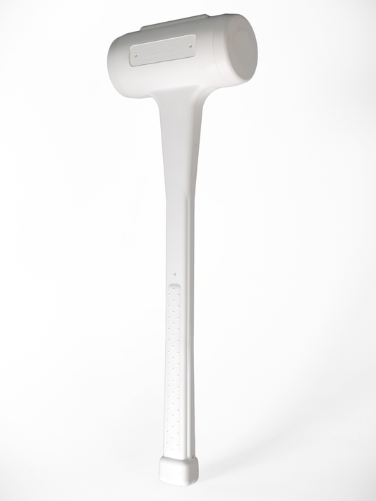 6 LB Professional Grade White Polyurethane Soft Faced Dead Blow Mini Sledge Hammer Image 01