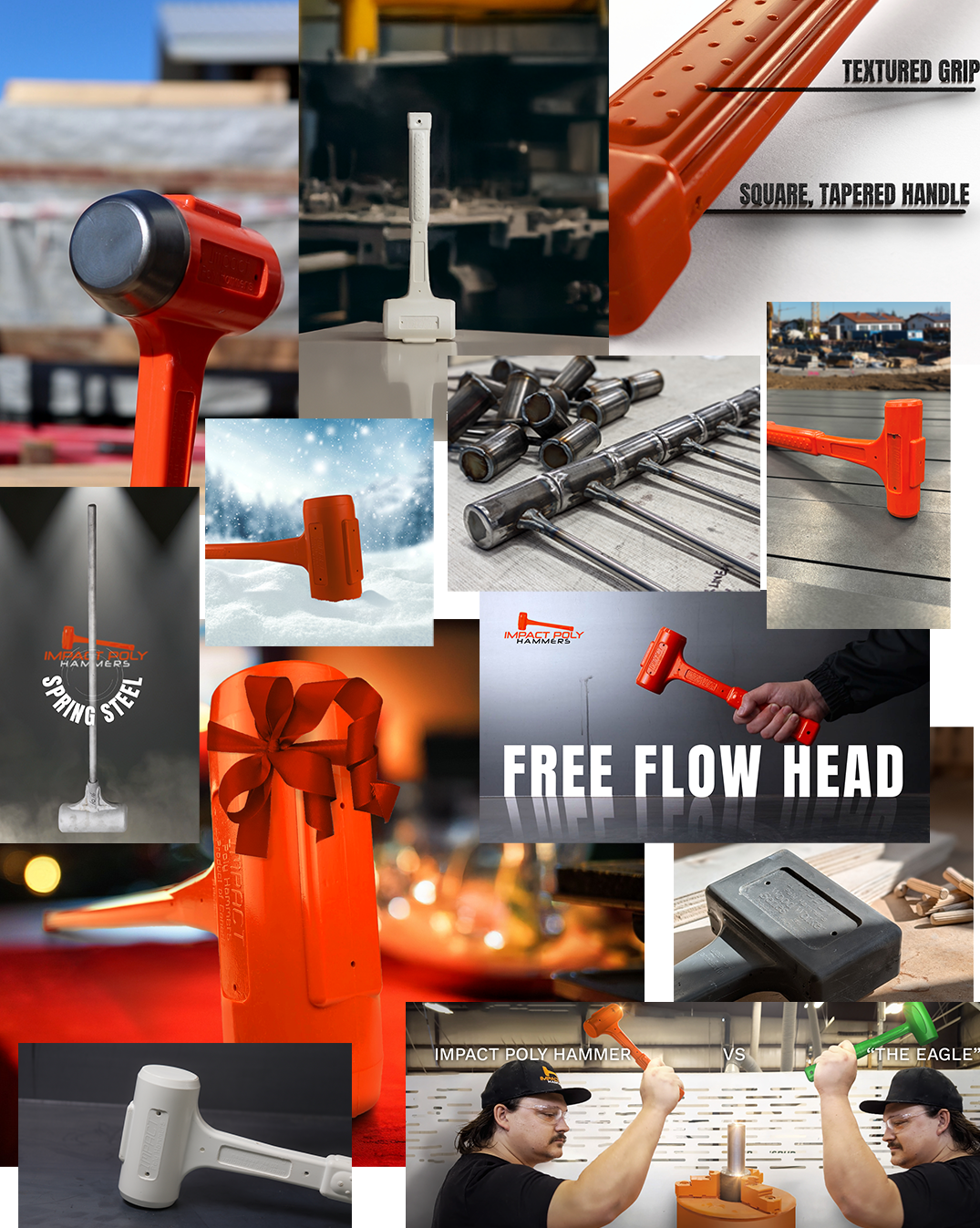 Impact Poly Hammers - About Us - Collage Image
