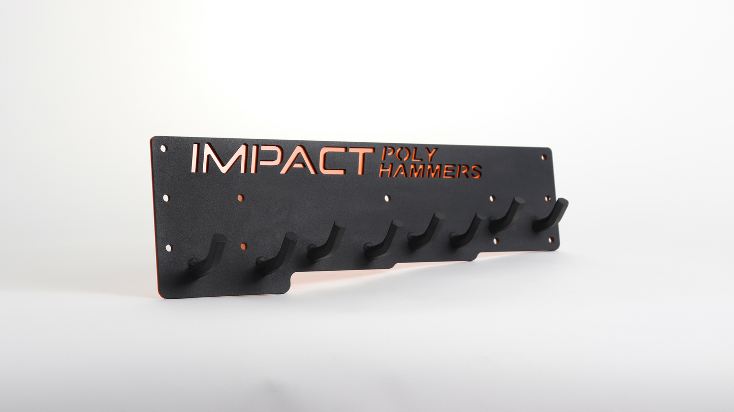 Impact Poly Hammers Handheld Dead Blow Hammer Rack