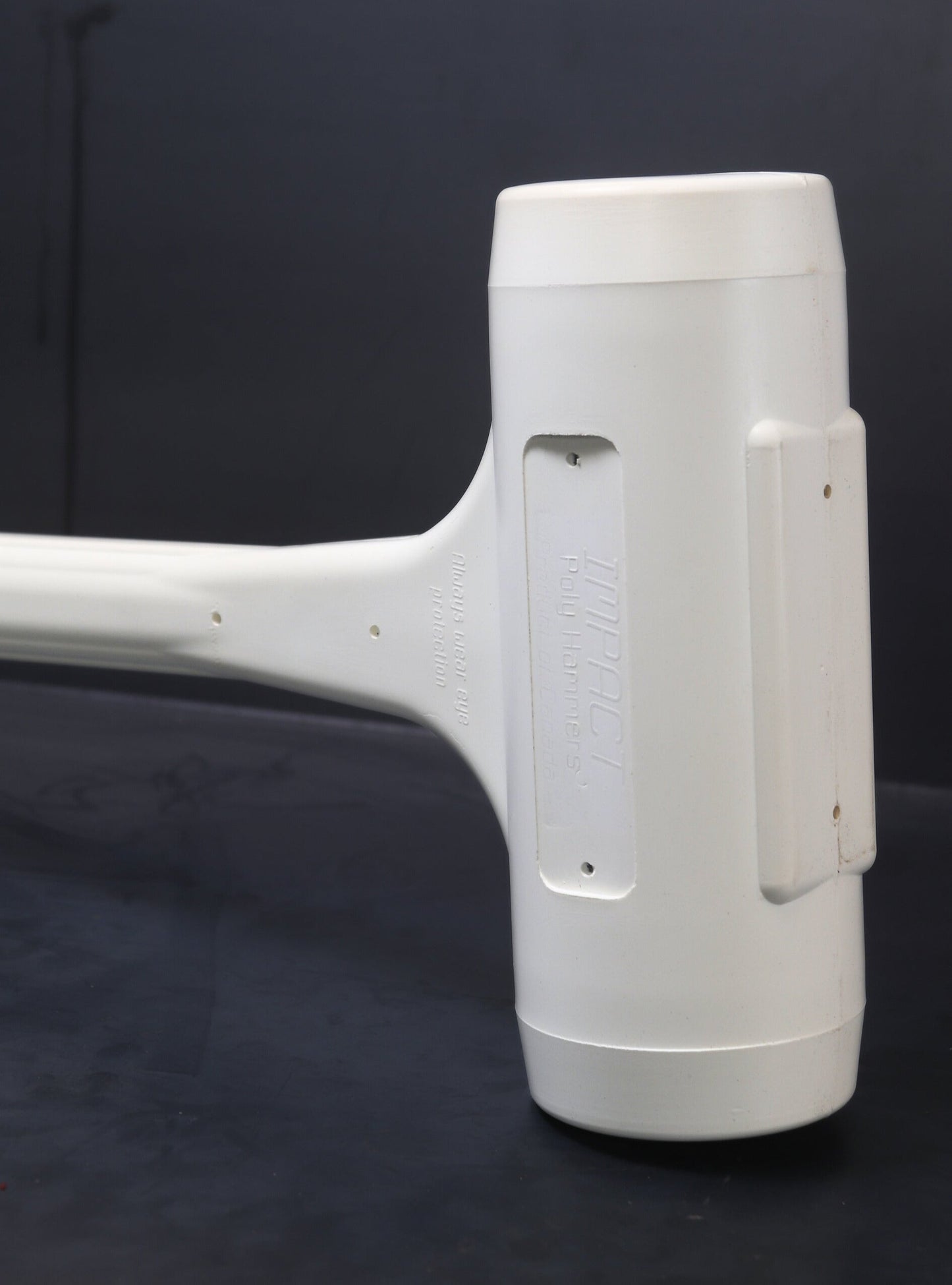 Professional Grade Sledge Hammer Head for FME Services - White 12lb Polyurethane Dead Blow Hammer Head