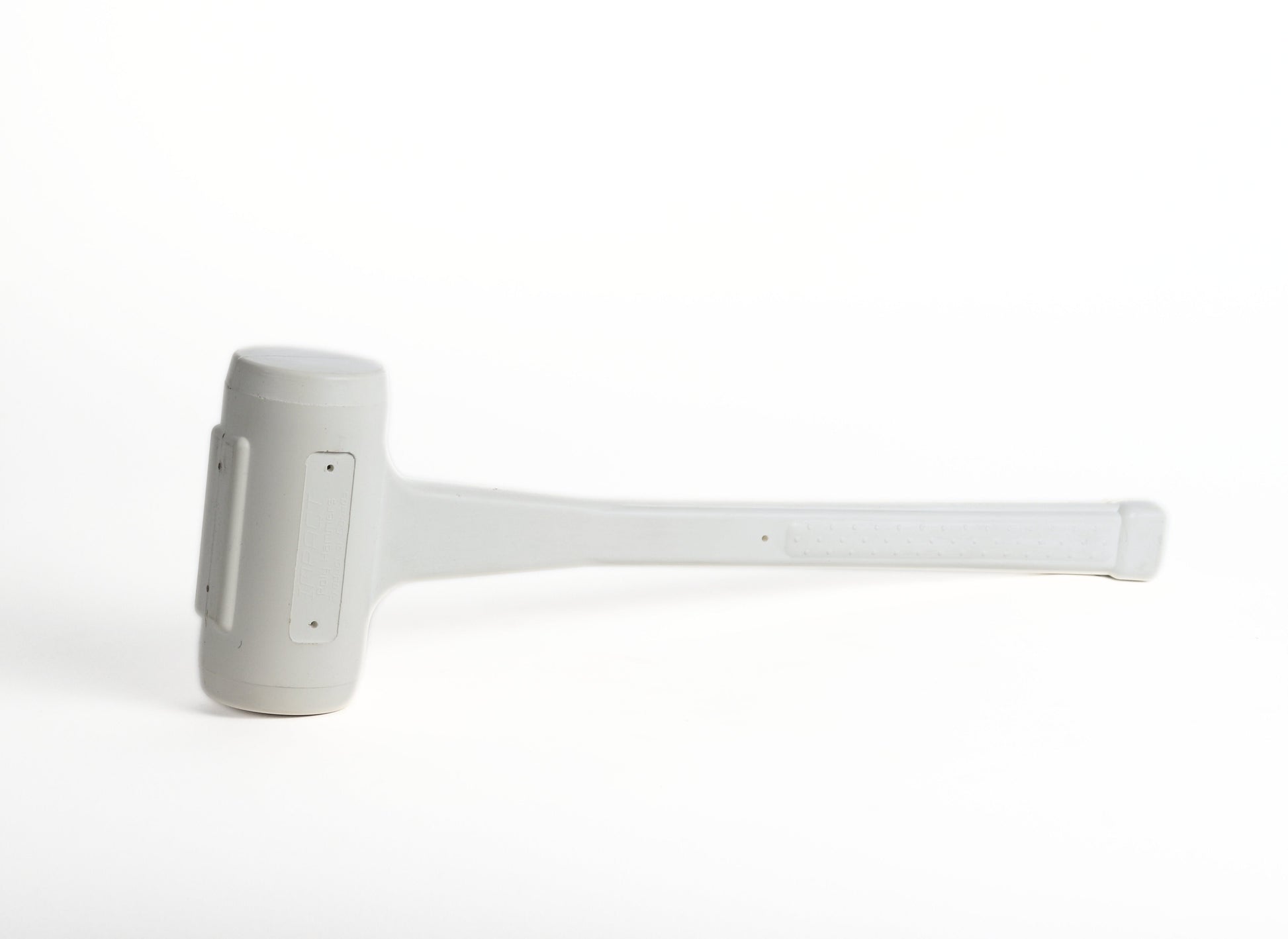 Professional Grade Mini Sledge Hammer for FME Services - White 6lb Polyurethane Dead Blow Hammer