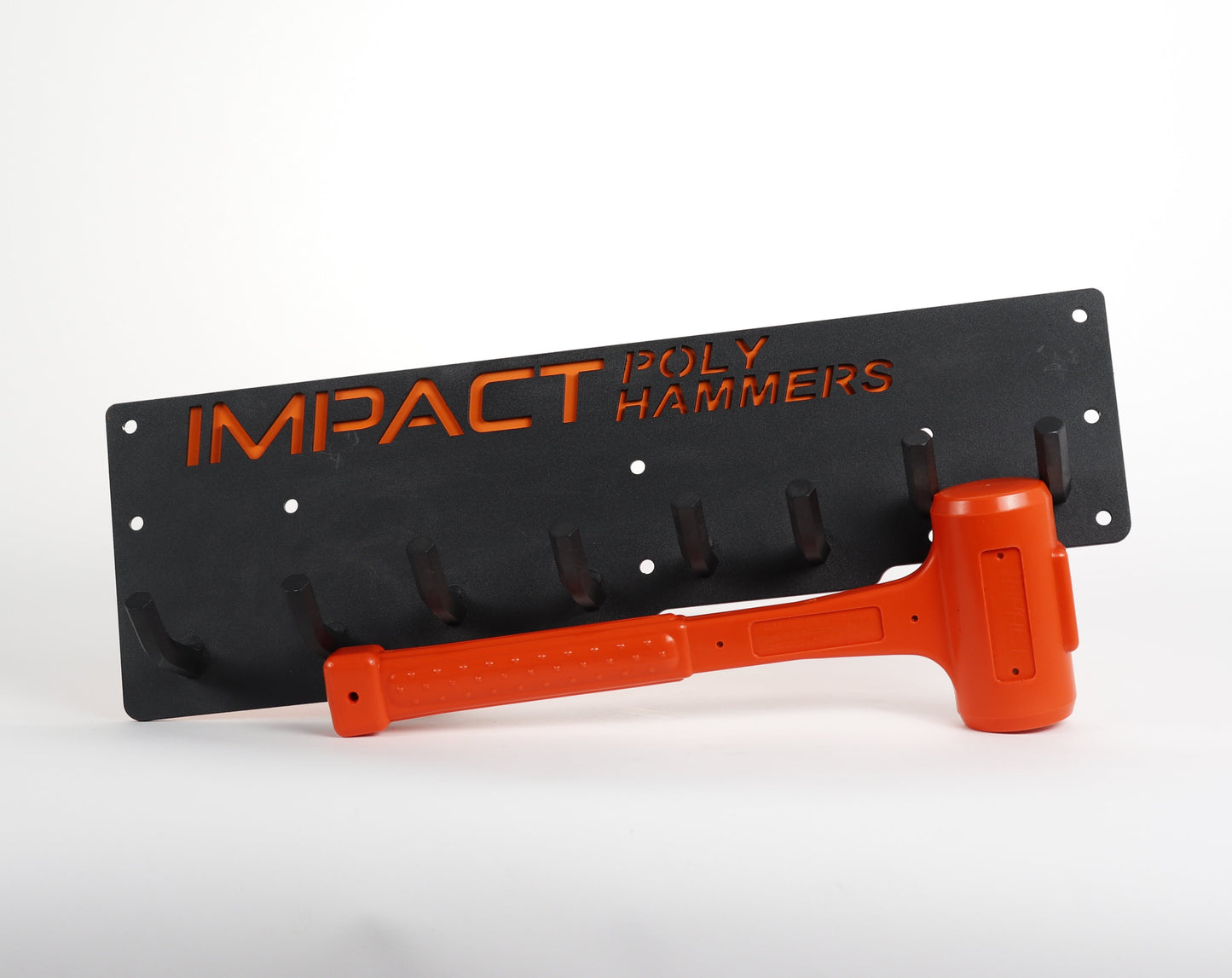Impact Poly Hammers - Handheld Dead Blow Hammer Rack
