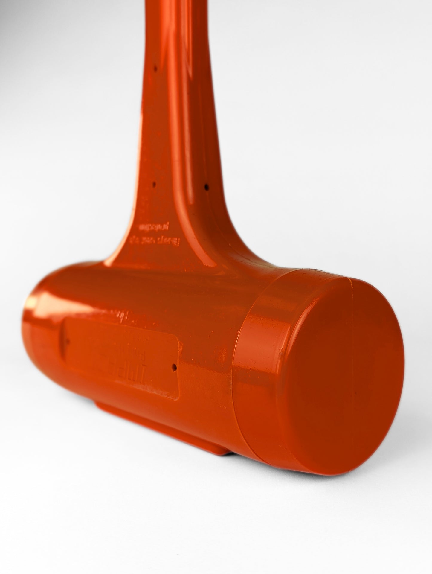 Professional Grade Sledge Hammer Head - Orange Polyurethane Dead Blow Hammer Head