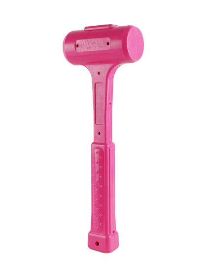 Professional Grade Handheld Hammer - Pink 20oz Polyurethane Dead Blow Hammer