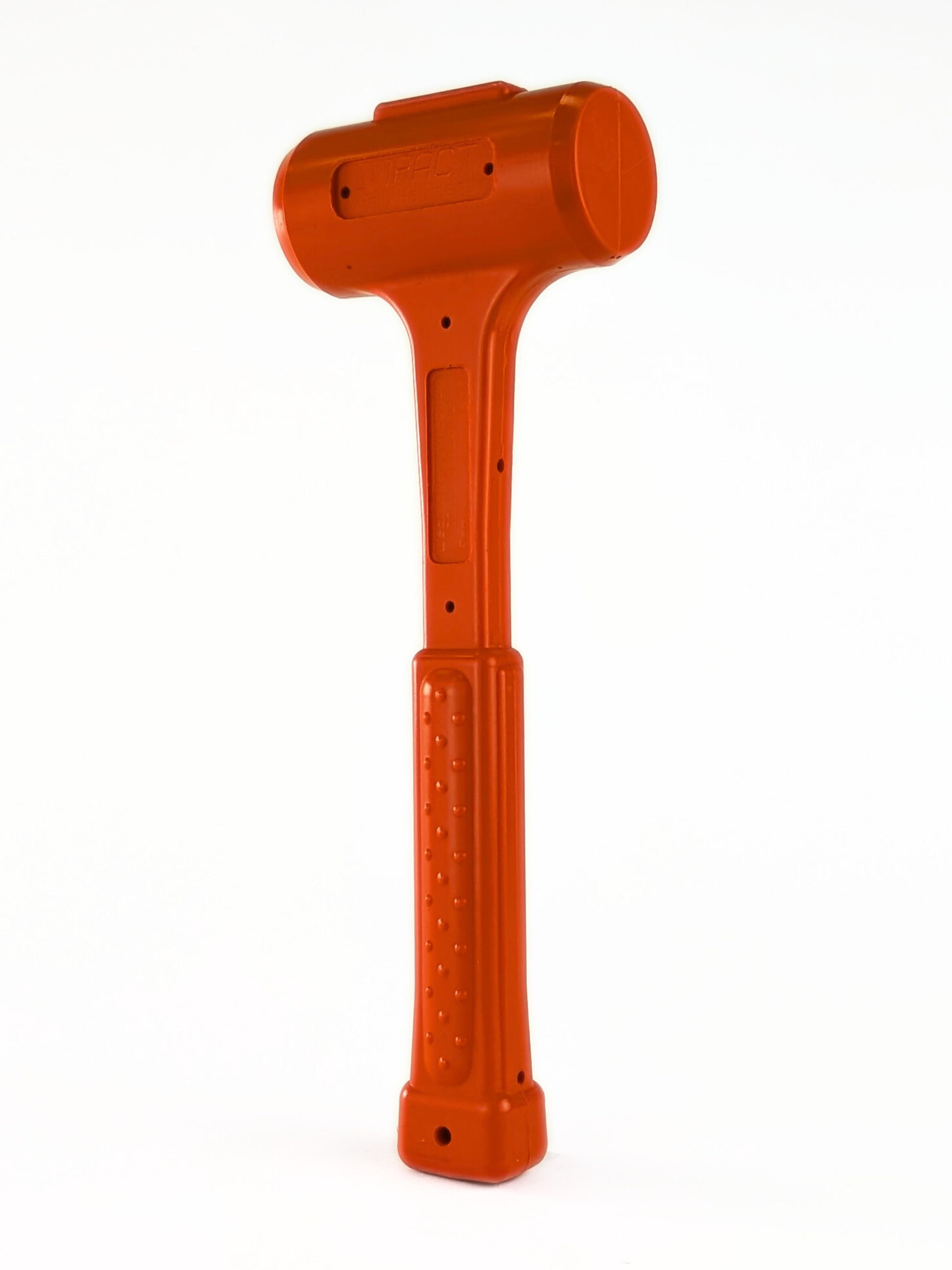 Professional Grade Handheld Hammer - Orange 20oz Polyurethane Dead Blow Hammer