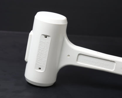 Professional Grade Handheld Hammer Head for FME Services - White Polyurethane Dead Blow Hammer Head