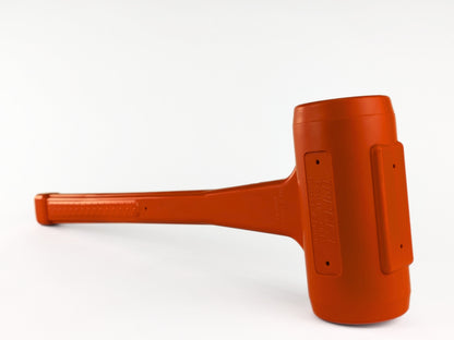 Professional Grade Mini Sledge Hammer - Orange 6lb Polyurethane Dead Blow Hammer