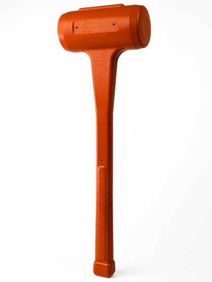 Professional Grade Mini Sledge Hammer - Orange 6lb Polyurethane Dead Blow Hammer