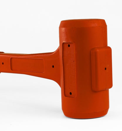 Professional Grade Handheld Hammer Head - Orange Polyurethane Dead Blow Hammer Head